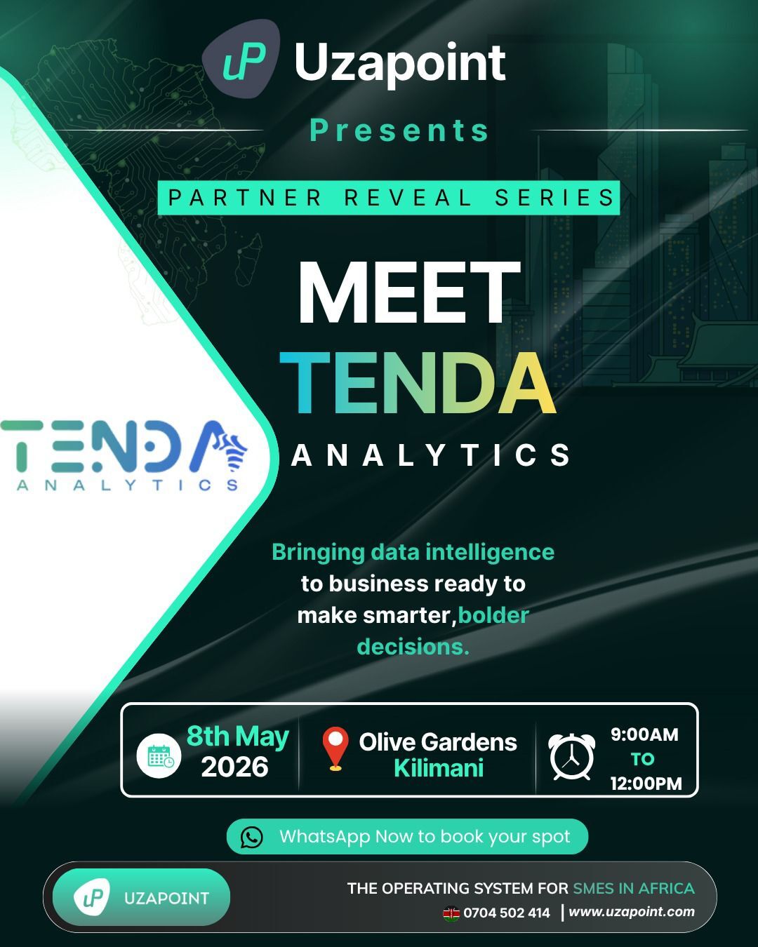 Meet Tenda Analytics — Partner Reveal Series with Uzapoint